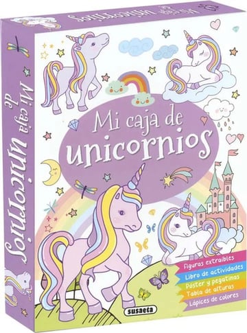 Mi Caja De Unicornios Figuras Póster, Pegatinas Lápices