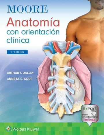 Portada de Moore. Anatomía Con Orientación Clínica Ed.9