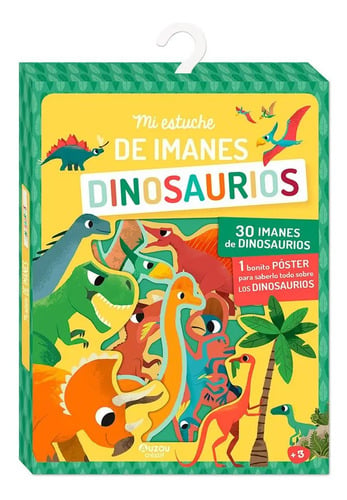 Mi Estuche De Imanes: Dinosaurios - 30 Imanes Y 1 Póster