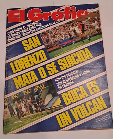 El Gráfico #3344 Rugby Colliard San Lorenzo Boca 8/11/1983