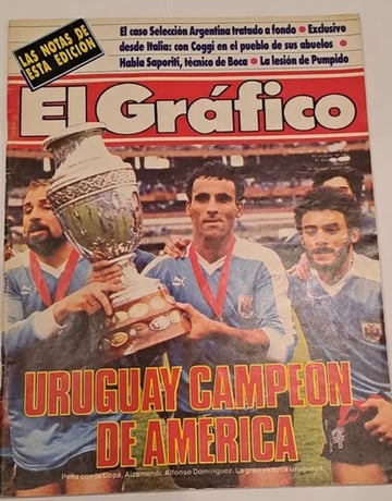 El Gráfico 3536 Uruguay Campeón De América 1987