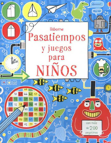 Pasatiempos Y Juegos Niños, De Sin . Editorial Usborne, Tapa Blanda En Español