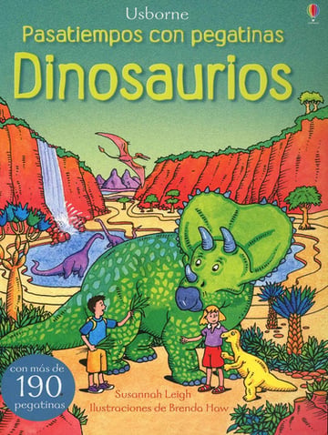Portada de Dinosaurios - Pasatiempos Con Pegatinas