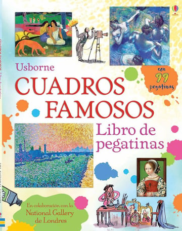 Portada de Cuadros Famosos - Libro De Pegatinas