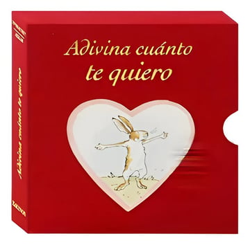 Adivina Cuanto Te Quiero Desplegable Mini Caja Roja Estuche
