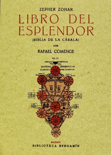 Portada de Zepher Zohar Libro Del Esplendor Biblia De La Cabala