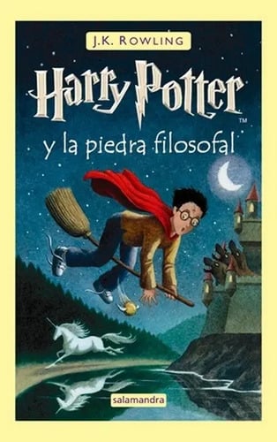 Portada de Harry Potter Y La Piedra Filosofal Tapa Dura
