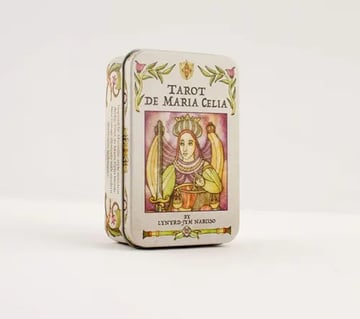 Portada de Libro Tarot De Maria Celia, De Lynyrdjym Narciso. Editorial U.s. Games, Tapa Blanda, En Inglés