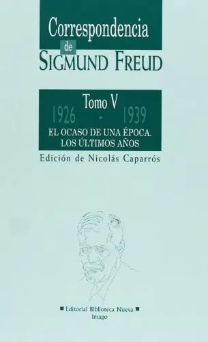 Portada de Correspondencia Freud  - Tomo V - 1926-1939 Psicoanalisis