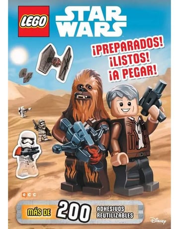Portada de Lego Star Wars. Preparados! Listos! A Pegar! Chewbacca