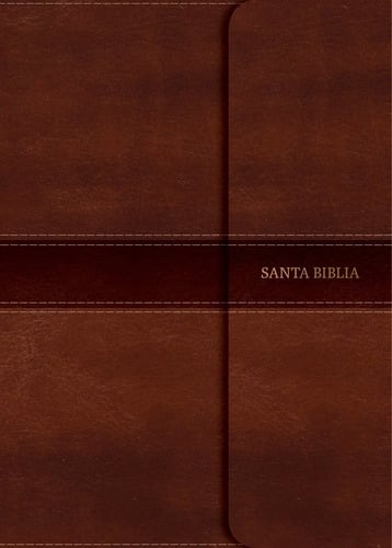 Portada de Biblia Valera 1960 Tamaño Manual. Letra Grande, Piel Fabrica