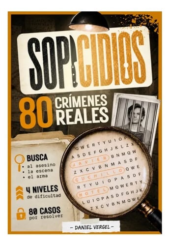 Portada de Sopicidios Daniel Vergel - 80 Crímenes Reales True Crime