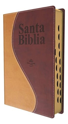 Portada de Biblia 1960 Letra Gigante Reina Valera Dos Tonos Indice