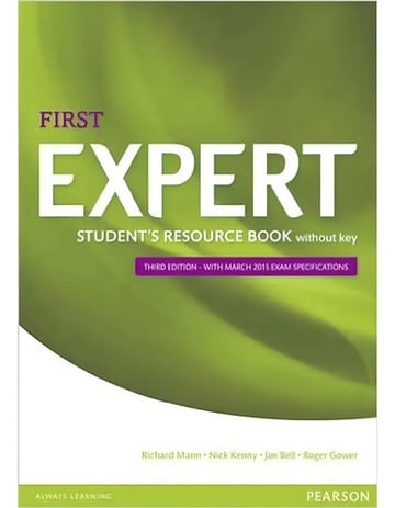 Portada de First Expert - Student´s Resource Book - Pearson