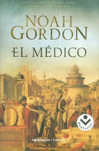 Portada de El Medico, De Noah Gordon. Editorial Penguin Random House, Tapa Blanda, Edición 2015 En Español