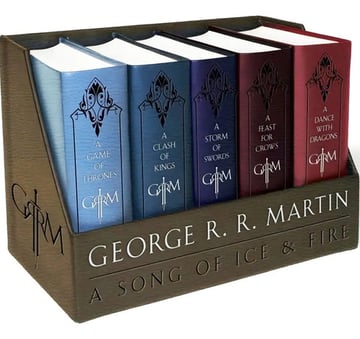 Portada de A Game Of Thrones Leather-cloth Boxed Set: A Game Of Thrones