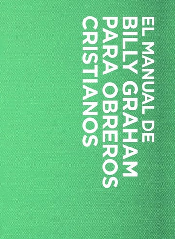 Manual De Billy Graham Obreros Cristianos Cristo Biblia