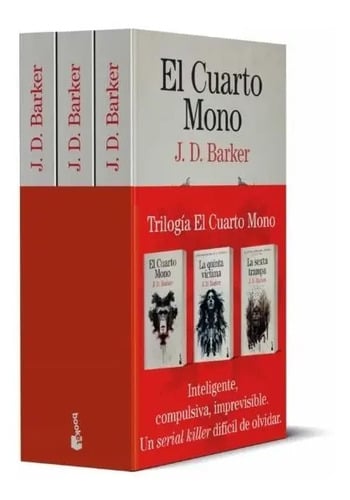 Portada de Libros Trilogia El Cuarto Mono Por J. D. Barker