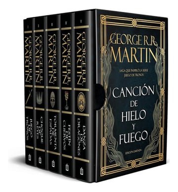 Portada de Juego De Tronos Saga Completa 5 Libros George R.r. Martin