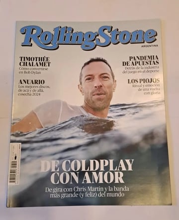 Revista Rolling Stone Enero 2025 Coldplay