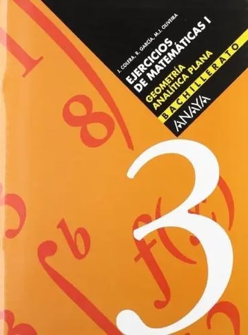 Portada de Cuaderno Ejercicios Geometría Analítica Plana Bachillerato