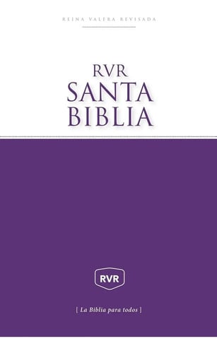 Portada de Santa Biblia Rvr - Edición Económica Tapa Rústica