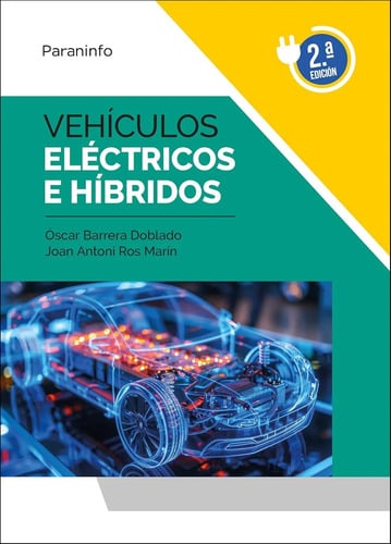 Portada de Libro Vehículos Eléctricos E Híbridos 2024 Manual Técnico Fp