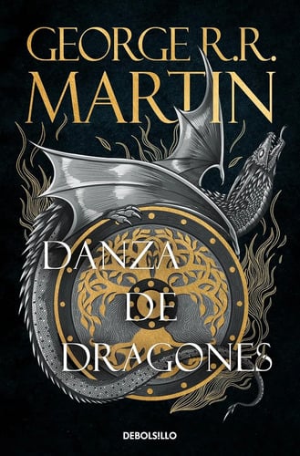 Portada de Danza De Dragones George R R Martin Saga Fantasía