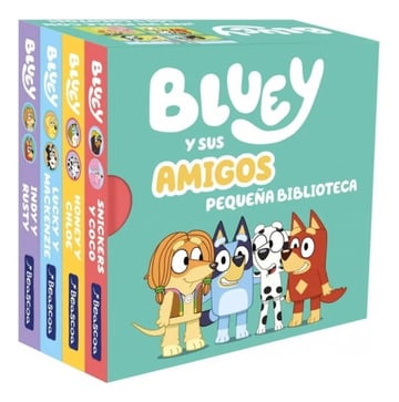 Bluey Y Sus Amigos Set 6 Mini Libros Para Niños