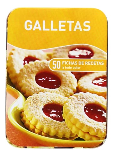 Portada de Galletas Cincuenta Fichas De Recetas A Todo Color
