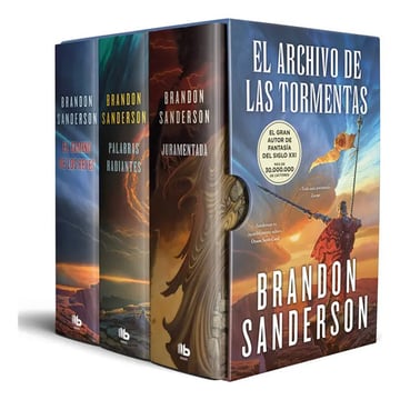 Portada de Brandon Sanderson Saga Archivo De Las Tormentas Box Estuche