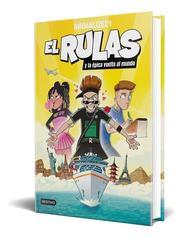 Libro El Rulas Vol. 3 [ La Epica Vuelta Al Mundo ] Original, De Animalize21., Vol. 1. Editorial Destino, Tapa Dura En Español, 2024