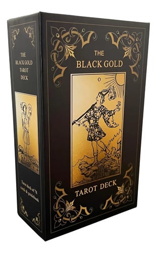 Tarot Black Gold - Baraja Esotérica Cartas Oráculo