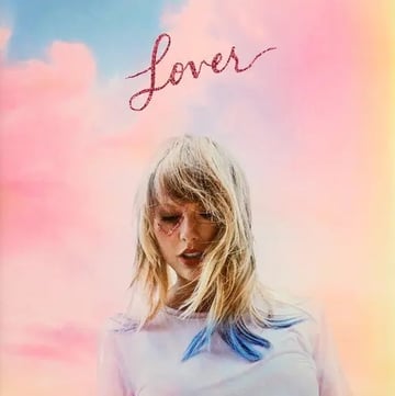 Taylor Swift Lover Vinilo Doble Rosa - Pop Bestseller Edición Limitada