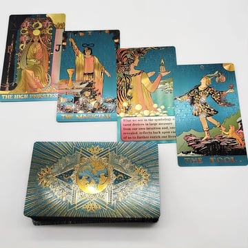 Gold Foil Tarot 1909 Exquisite