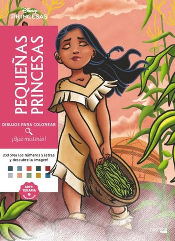 Portada de Dibujos Para Colorear Que Misterio Pequeñas Princesas, De Varios Autores. Editorial Hachette, Tapa Blanda En Español, 2025