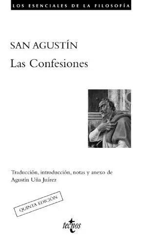 Portada de Libro Las Confesiones, De San Agustín. Editorial Tecnos, Tapa Blanda ( 2012)