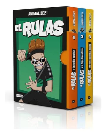 Portada de Estuche El Rulas (1, 2, 3), De Animalize21., Vol. 1/2/3. Editorial Destino Infantil & Juvenil, Tapa Dura En Español, 2024