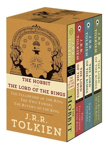 Portada de Estuche Inglés Pack Tolkien Épico Hobbit Señor Los Anillos