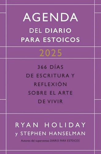 Portada de Agenda Estoica 2025: Reflexión Diaria Y Desarrollo Personal