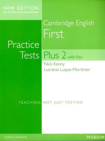 Cambridge English First - Practice Tests Plus 2 With Key, De Kenny, Nick. Editorial Pearson, Tapa Blanda En Inglés Internacional, 2015