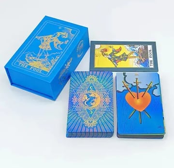 Cartas Tarot Gold Foil Tarot Unicas Exclusivas Premium