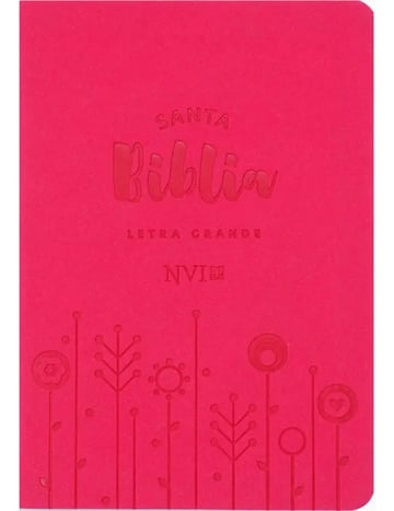 Biblia Nueva Versión Internacional Nvi Fucsia Letra Grande, De Nueva Versión Internacional. Editorial Peniel, Nueva Versión Internacional