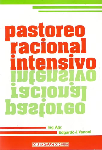Portada de Vanoni: Pastoreo Racional Intensivo
