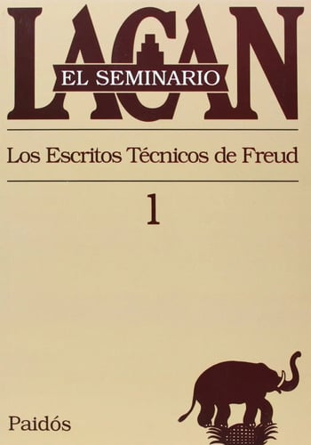 Portada de Lacan Seminario Escritos Técnicos Freud Psicoanálisis