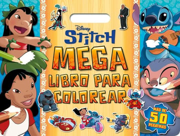 Portada de Stitch Megalibro Para Colorear Disney Uruguay Oferta