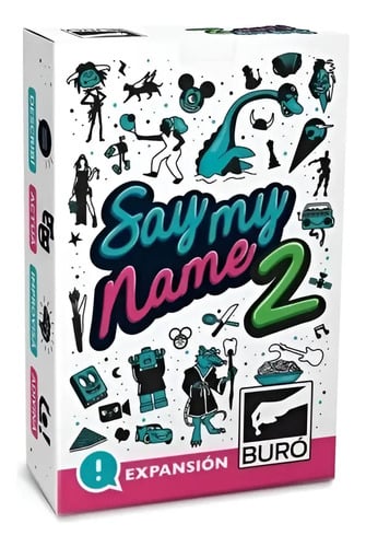 Juego Say My Name 2 Expansión Buróreunión Divertida Cartas