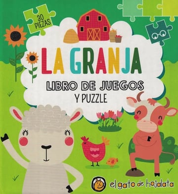 Portada de Granja, La Libro De Juegos Y Puzzle, De Anónimo. Editorial El Gato De Hojalata, Tapa Blanda En Español