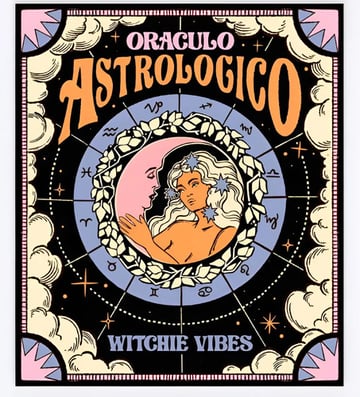 Oráculo Astrológico Witchie Vibes 45 Cartas Mensajes
