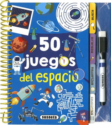 Libro 50 Juegos Del Espacio, De Dibujator. Editorial Susaeta, Tapa Dura